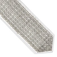 Atara Silver Colored Weave Net Design