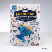 Menorah Led Gel Cling