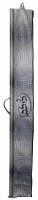 Lulav Holder Vinyl Grey Crocodile Design with Grey Embroidery Circle Style