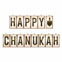 Chanukah Letter Box String Lights Decoration