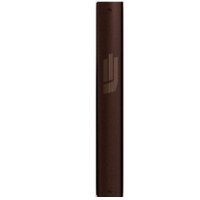 Metal Mezuzah 10cm Sandblast Brown