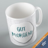 Additional picture of Jewish Phrase Mug Gut Morgen! 11oz