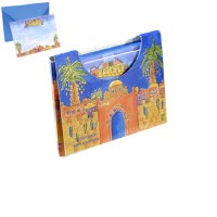 Yair Emanuel Small Notelets and Envelopes with Case - Jerusalem