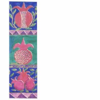 Yair Emanuel Cardboard Bookmark - Big Pomegranates