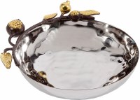 Yair Emanuel Steel Bowl with Pomegranate Branch