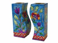 Yair Emanuel Fitted Candle Holders - Flowers