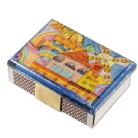 Yair Emanuel Matchbox Holder with Matchbox - Oriental Jerusalem