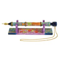 Yair Emanuel Wooden Torah Pointer - The Seven Species