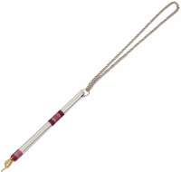 Yair Emanuel Anodized Aluminum Torah Pointer with Red Stripes