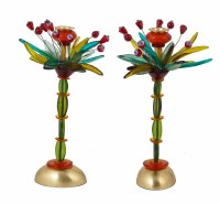 Candlesticks Poly Multicolor Fountain Design 14" Designed by Yair Emanuel