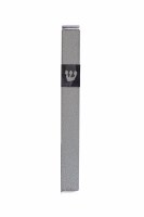 Yair Emanuel Mezuzah Case Metal 12cm Gray