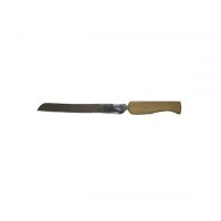 Yair Emanuel Challah Knife Natural Mango Wood Handle with Olive Oil Finish and Serrated Blade