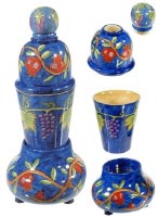 Yair Emanuel Travel Shabbat and Havdalah Set Pomegranate