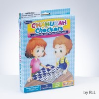 Chanukah Checkers Game 24 Pieces