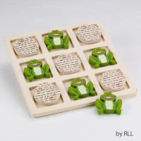 Tic Tac Toad Wood Game