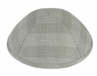 Additional picture of iKippah Gray on Gray Plaid Size 2