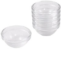 Glass Liners for Seder Plate 3" - Set of 6