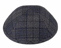 iKippah Blue Static Plaid Size 5
