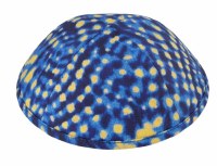 iKippah Blue amd Yellow Spotlight Size 2
