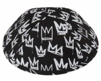 Additional picture of iKippah Graffiti Crown Black Size 2