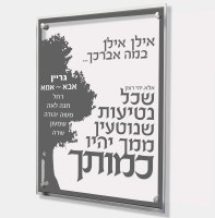 Ilan Ilan Lucite Plaque