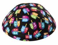 iKippah Colored Dreidels Size 4