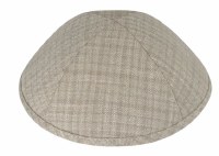 iKippah Tan Plaid Size 5