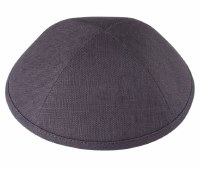 iKippah Slate Linen Size 3