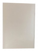 Zemiros Shabbos Blank Cover Metallic White Ashkenaz [Paperback]