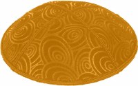 Gold Blind Embossed Circles Kippah