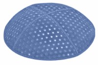 Wedgewood Blind Embossed Pin Dots Kippah without Trim