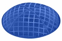 Royal Blind Embossed Quilted Kippah without Trim