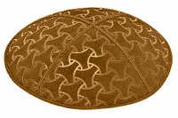 Luggage Blind Embossed Wheels Kippah without Trim