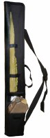 Lulav Holder Black - Vinyl with Shoulder Strap and Esrog Pouch 47"