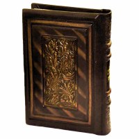 Antique Leather Tehillim Brown and Bronze