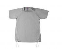 Additional picture of Sport Tzitzis Kids Size Large (10/12) Ashkenazi Meyuchad Light Gray