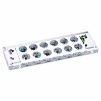 Additional picture of Lucite Modern Mancala Game 16" x 5"