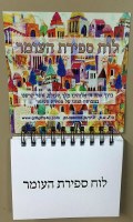 Sefiras Haomer Magnetic Counter Colorful Jerusalem Design