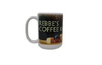 Mug 'Rebbe's Coffee Kup' Chanukah Design 15oz