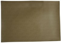 Rectangle Vinyl Placemat Gold Colored 13" x 19"