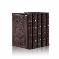 Machzorim Leather Hebrew 5 Volume Set Ashkenaz Maroon