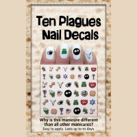 Additional picture of Midrash Manicures Passover Nail Decals