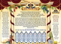 Laminated Sukkah Poster Tefillas Sukkah