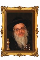 Portrait on Wood The Sanz-Klausenberg Rebbe Shlita 8" x 10"