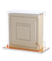 Lucite Zemirot Holder Includes Set Of 8 Faux Leather Square Zemiros Shabbos Hadar Model Cream Ashkenaz [Paperback]