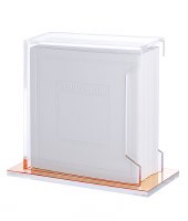Lucite Zemirot Holder Includes Set Of 8 Faux Leather Square Zemiros Shabbos Hadar Model White Ashkenaz [Paperback]