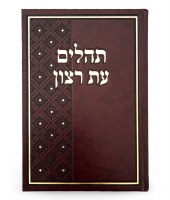 Tehillim Eis Ratzon Sky Large Size Brown [Hardcover]