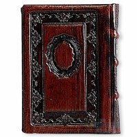 Siddur - Weekday Pocket Size Sefard Brown Antique Leather