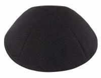 iKippah 4 Part Terylene Black Size 18cm