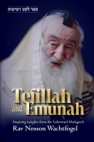 Tefillah and Emunah [Hardcover]